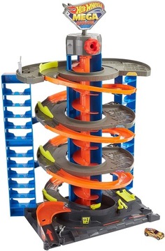 HOT WHEELS TOR SAMOCHODOWY GARAŻ ZJEŻDŻALNIA DUŻY ZESTAW