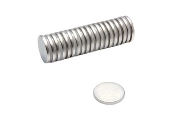 Magnes Neodymowy Walcowy MW 17x2 [mm] N38 10 szt.