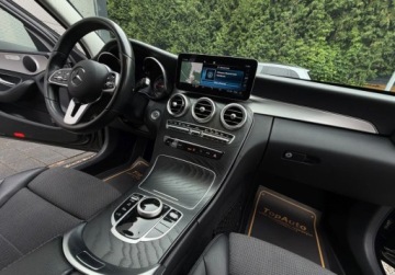 Mercedes Klasa C W205 Kombi Facelifting 2.0 220d 194KM 2018 Mercedes-Benz Klasa C 220d KAMERA 9G-TRONIC bezwypadkowy SKORA automat, zdjęcie 7