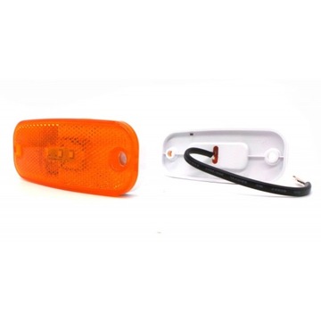 Lampa obrysowa 2 LED 12-24V kolory Pomarańczowa