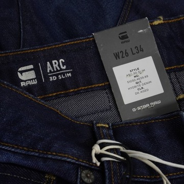 G-STAR raw Spodnie jeans SLIM Rozmiar W26L34