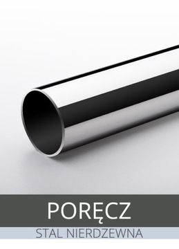 Poręcz stal nierdzewna 42,4 mm - 3mb