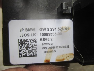 BMW 5 F10 F11 VOLIČ ZVEDÁK ŘAZENÍ 9291526