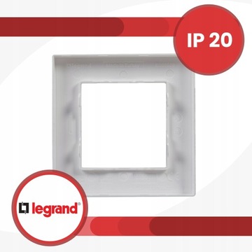 Ramka pojedyncza Biały Legrand Niloe Step