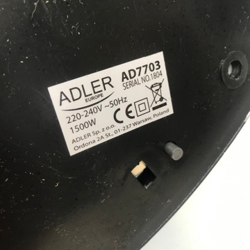 Adler AD 7703 Керамический термалист