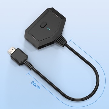 АДАПТЕР РАЗДЕЛИТЕЛЯ-ПЕРЕКЛЮЧАТЕЛЯ 3 В 1 3X HDMI 1.4 4K