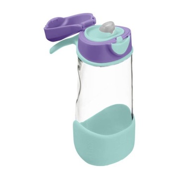 B.box Butelka na wodę - bidon z ustnikiem dla dziecka tritan 450 ml Lilac