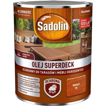 Sadolin Superdeck olej do drewna Mahoń 0,75L