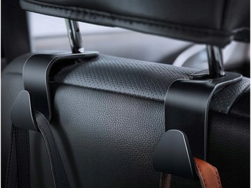 ВЕШАЛКА ДЛЯ ПОДГОЛОВНИКА СИДЕНЬЕ ДЛЯ ПОКУПКИ АВТОМОБИЛЯ ДЛЯ АВТОМОБИЛЯ РУЧКА СУМКИ ЧЕРНАЯ