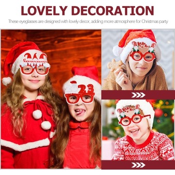 18шт очки для рождественской вечеринки