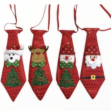 Krawat dziecięcy dla chłopca ŚWIĘTA MIKOŁAJ