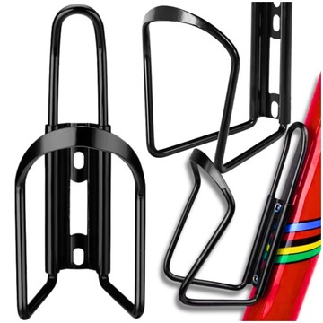 UCHWYT KOSZYK ROWEROWY NA BIDON BUTELKĘ ALUMINIOWY UNIWERSALNY HOLDER