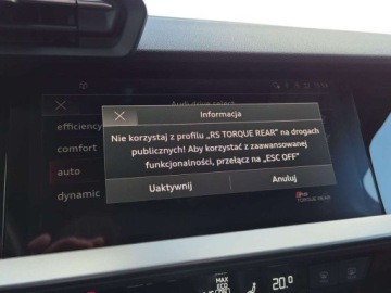 Audi A3 8Y RS Sportback 2.5 TFSI 400KM 2022 Audi RS3 Sportback Audi RS3 Sportback 400KM S tronic 2.5 Benzyna 400KM, zdjęcie 34