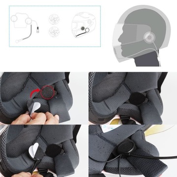 Комплект Bluetooth-гарнитуры для внутренней связи FREEDCONN L1M