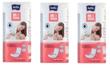 BELLA MAMMA CHŁONNE PODKŁADY POPORODOWE 3x 10 3PAK