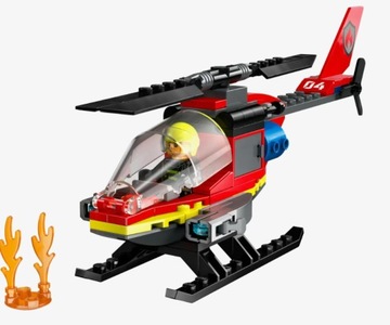 LEGO CITY 60411 Strażacki helikopter ratunkowy
