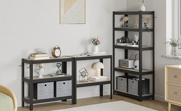 полка для решения, полка, полка для хранения, серый и черный SH08405B