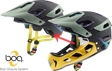 Uvex Jakkyl HDE Kask rower FullFace MTB 52-57 BOA