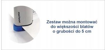 НАБОР ДЛЯ НАСТОЛЬНОГО ТЕННИСА Meteor, 2 РАКЕТКИ, ШАРИКИ С РУЛОННОЙ СЕТКОЙ