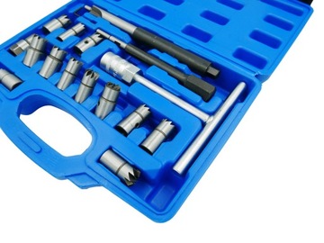 НАБОР ФРЕЗ СЕДЛО ИНЖЕКТОРА, 17 ЭЛЕМЕНТОВ