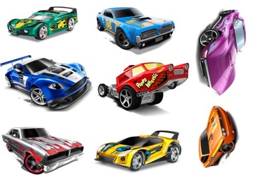 Tatuaże Tymczasowe Dla Dzieci Animowane Auta HOT WHEELS