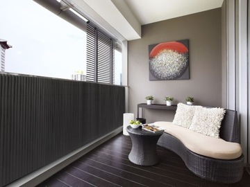 КОВРИК ДЛЯ ЗАБОРА 120 x 500 см КОВрик ПВХ СЕРЫЙ БАЛКОННОЕ ПОКРЫТИЕ