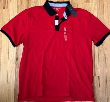 TOMMY HILFIGER Polowka rozmiar XXL USA100%Org