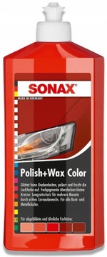 SONAX WOSK KOLORYZUJĄCY NANOPRO CZERWONY - 250 ml