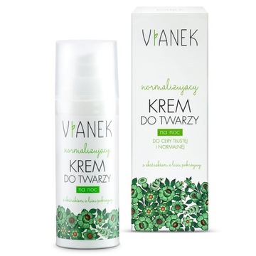 VIANEK Normalizujący krem do twarzy na noc 50ml
