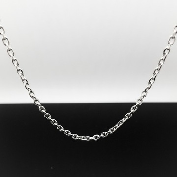 SREBRNY ŁAŃCUSZEK ANKIER 50cm / 2mm Stal Chirurgiczna MĘSKI Klasyczny