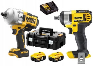 DEWALT ZESTAW 2szt KLUCZY UDAROWYCH 1/2 2363NM I 203NM 2X5Ah
