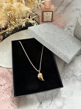 Ожерелье-цепочка из золота 1397 года CORDA TEAR DROP PENDANT STEEL HIT