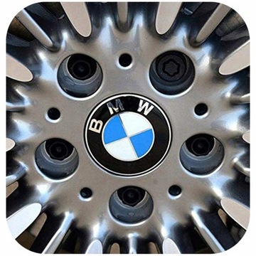 BMW КРЫШКИ КОЛПАКИ АЛЮМИНИЕВЫЕ диски 68мм/65мм 4 шт.