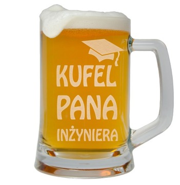 KUFEL DO PIWA DLA INŻYNIERA MAGISTRA GRAWER