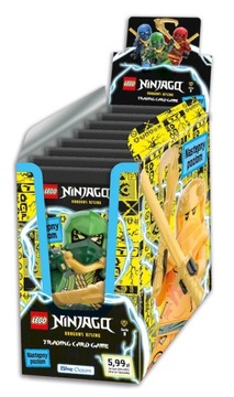Karty LEGO NINJAGO DRAGONS RISING Następny poziom BOX 25 saszetek