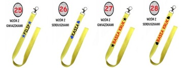 Ремешок для ключей ИМЯ ФАМИЛИЯ КЛАСС - много цветов