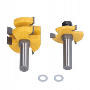 2SZT FREZ PROSTY DO DREWNA ROWKÓW 12.7MM