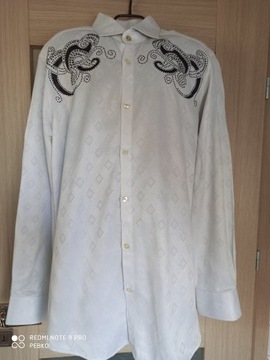 BIAŁA DAMSKA KOSZULA MONDO DESIGN AE51 4XL