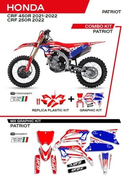 OKLEINA I PLASTIKI HONDA CRF 250R 22 CRF 450 21-22