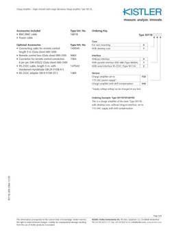 ЛАБОРАТОРНЫЙ УСИЛИТЕЛЬ ЗАРЯДА KISTLER 5011