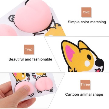 Наклейка Corgi Ass, чехлы на боковые двери автомобиля для ноутбука
