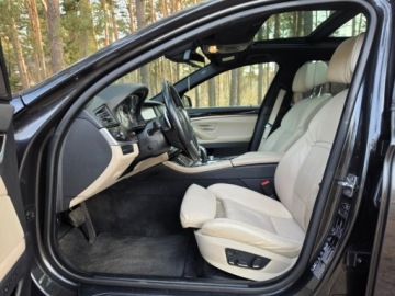 BMW Seria 5 F10-F11 Touring 530d 258KM 2011 BMW Seria 5 X-Drive Jasne Skory Komfort Head Up Panorama Hak Webasto 3.0, zdjęcie 26