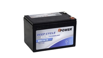Akumulator żelowy 12V 14Ah Deep Cycle 700 cykli !