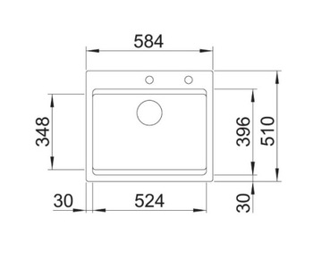 Blanco Etagon 6 раковина керамика белый глянец +сифон