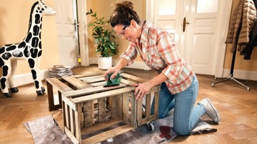 УНИВЕРСАЛЬНАЯ КАЧЕСТВЕННАЯ ШЛИФОВАЛЬНАЯ МАШИНА DELTA 50W PSM PRIMO BOSCH + ФИЛЬТР