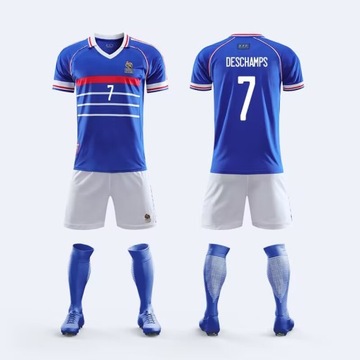 1998 FRA Home Football Kit nr 10 Zidane
