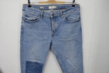 Topman Strech skinny spodnie męskie W34L32 jeansy