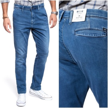 Męskie spodnie jeansowe proste Mustang REALX CHINO W32 L34