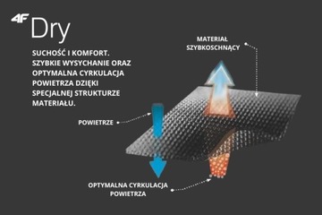 SPODENKI DAMSKIE TRENINGOWE 4F SZORTY KRÓTKIE SZYBKOSCHNĄCE r. L