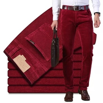 Autumn Winter Men`s Thick Warm Corduroy Pants Flee